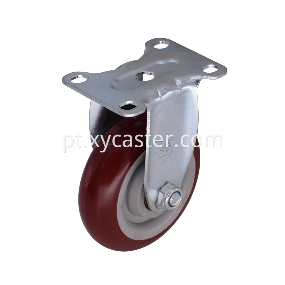 4 Inch Pvc Fixed Caster